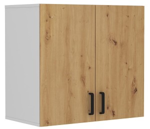 Nástenná skrinka Malta 104 2D Oak Artisan/Šedá