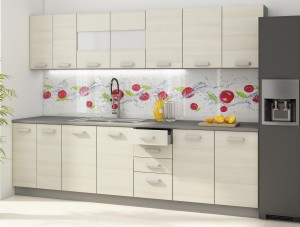 Komínová skrinka do kuchyne EKO 40 DK-210 2F biela