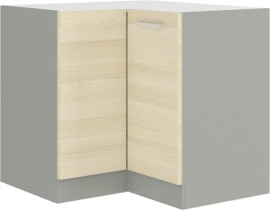EKO rohová kuchynská rohová skrinka 89x89 DN 1F biela