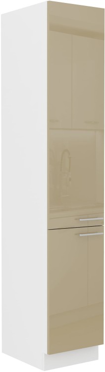 Komínová skrinka do kuchyne LARA 40 DK-210 2F Cappucino/biela