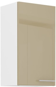LARA 40 G-72 1F Cappucino/biela kuchynská horná skrinka