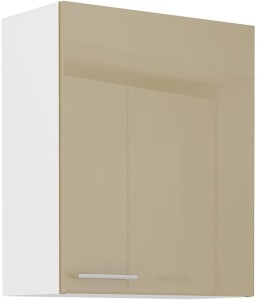 LARA 60 G-72 1F Cappucino/biela kuchynská horná skrinka
