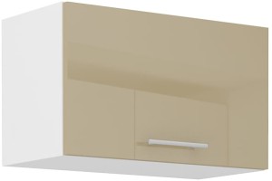 LARA 60 GU-36 1F Cappucino/biela kuchynská horná skrinka