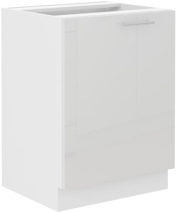 Kuchynská skrinka LARA 60 D 1F BB biela/biela