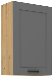 LUNA 60 G-90 1F kuchynská horná skrinka Šedá/Oak Artisan