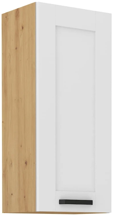 Horná skrinka do kuchyne LUNA 40 G-90 1F Biela/Oak Artisan