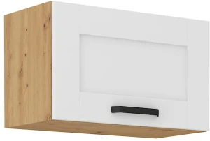 LUNA 60 GU-36 1F Biela/dubová kuchynská horná skrinka Artisan