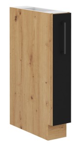 Skrinka do kuchyne MODENA 15 D CARGO Dub Artisan/čierna