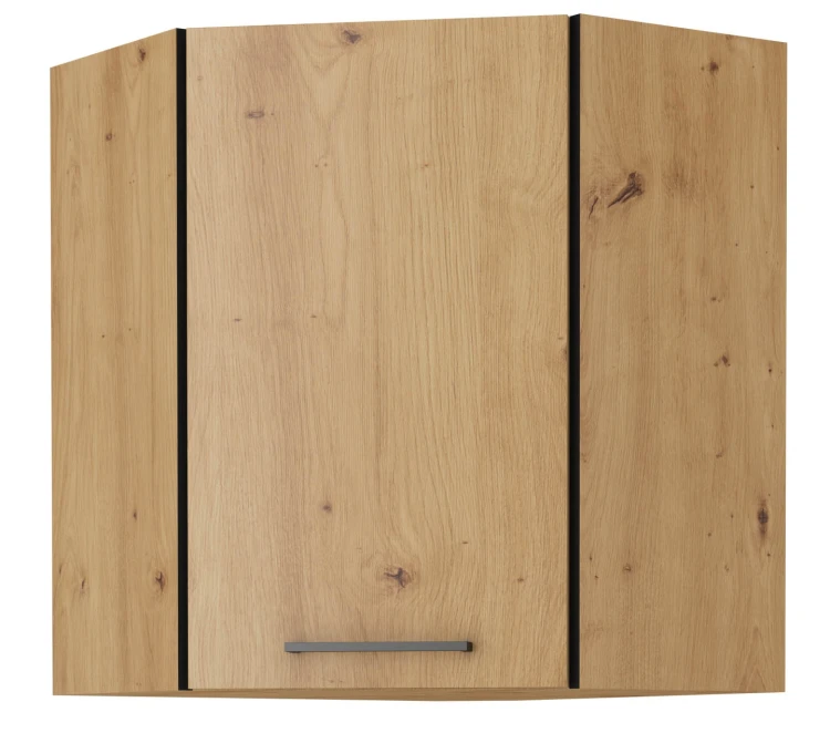 Rohová kuchynská horná skrinka MODENA 58x58 GN-72 1F Dub Artisan