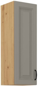 Horná skrinka do kuchyne STILO 30 G-90 1F Clay Šedá/Oak Artisan