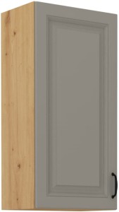 Horná skrinka do kuchyne STILO 45 G-90 1F Clay Šedá/Oak Artisan