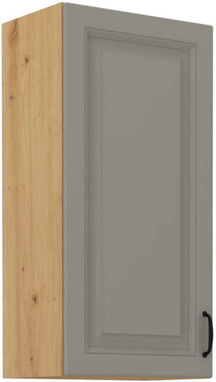 Horná skrinka do kuchyne STILO 45 G-90 1F Clay Šedá/Oak Artisan