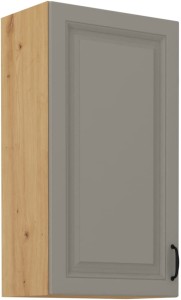 Horná skrinka do kuchyne STILO 50 G-90 1F Clay Šedá/Oak Artisan