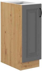 Skrinka do kuchyne so zásuvkou STILO 30 D CARGO Šedá/Oak Artisan