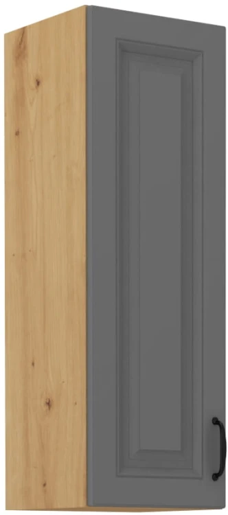 Horná skrinka do kuchyne STILO 30 G-90 1F Šedá/Oak Artisan