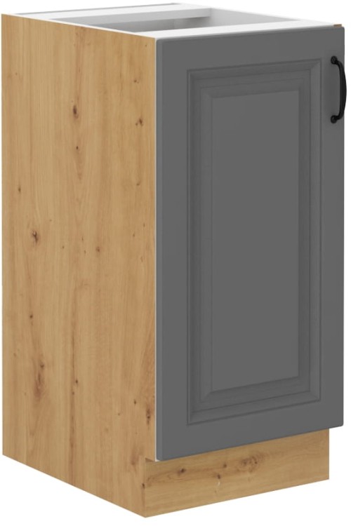 Skrinka do kuchyne STILO 40 D 1F Šedá/Oak Artisan