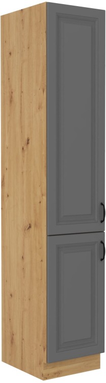 Komínová skrinka do kuchyne STILO 40 DK-210 2 F sivá/dub Artisan