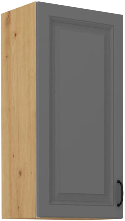 Horná skrinka do kuchyne STILO 45 G-90 1F Šedá/Oak Artisan