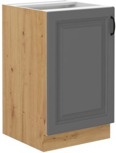Kuchynská skrinka STILO 50 ZL 1F Šedá/Oak Artisan