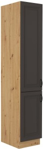 Komínová skrinka do kuchyne STILO 40 DK-210 2 F Graphite/Artisan