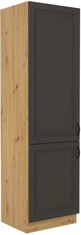 Komínová skrinka do kuchyne STILO 60 DK-210 2 F Graphite/Artisan