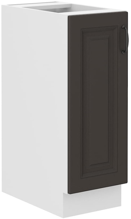 Kuchynská skrinka so zásuvkou STILO 30 D CARGO Graphite/Biela