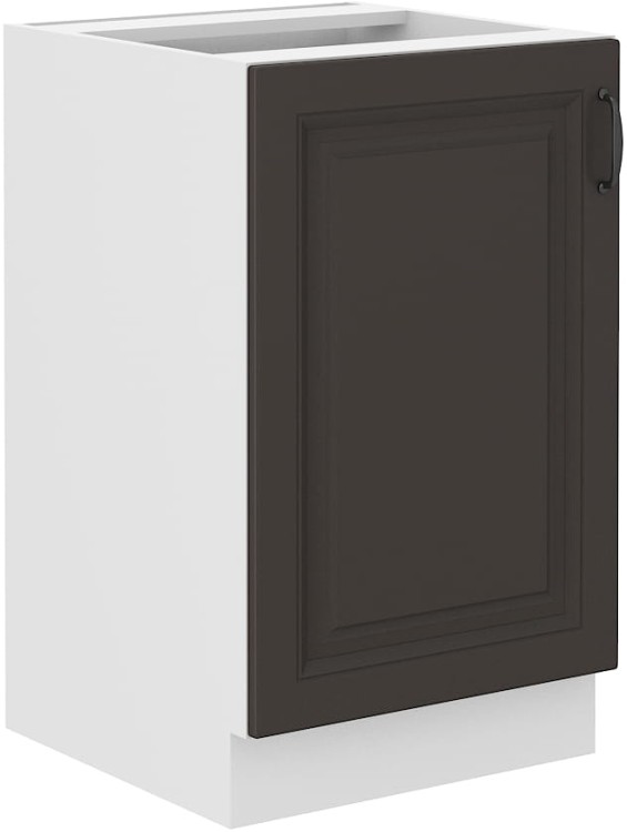 Kuchynská skrinka STILO 50 ZL 1F Graphite/Biela