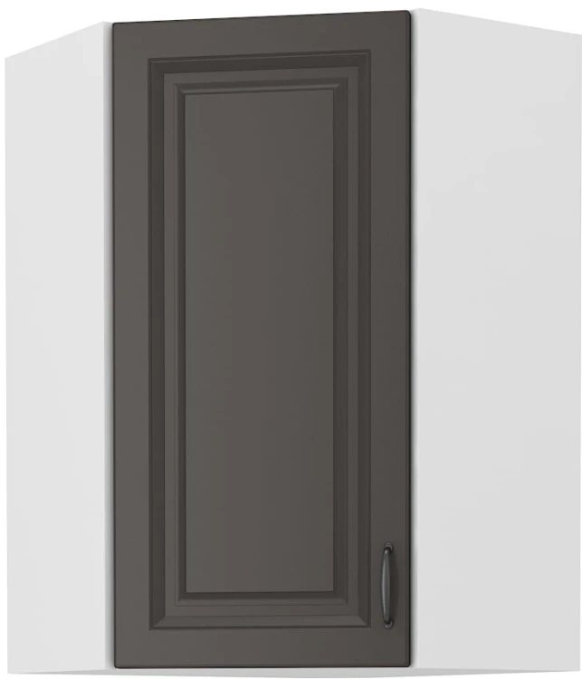 Rohová kuchynská linka STILO 58x58 GN-90 1 F Grafitová/biela