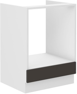 Skrinka na kuchynskú rúru STILO 60 D GAS Graphite/Biela