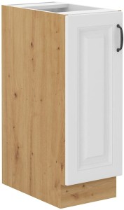 Kuchynská skrinka so zásuvkou STILO 30 D CARGO Biela/Oak Artisan