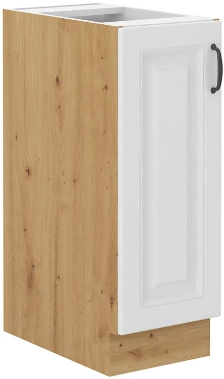 Kuchynská skrinka so zásuvkou STILO 30 D CARGO Biela/Oak Artisan