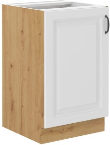 Kuchynská skrinka STILO 50 ZL 1F Biela/Oak Artisan