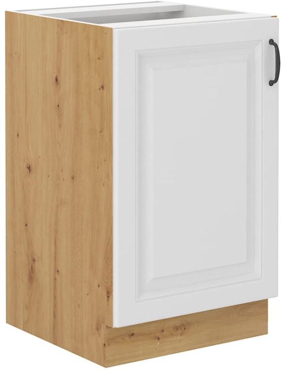 Kuchynská skrinka STILO 50 ZL 1F Biela/Oak Artisan