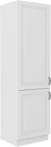 Kuchynská komínová skrinka STILO 60 DK-210 2 F biela/biela