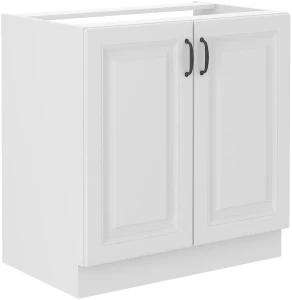 Skrinka do kuchyne pod drez STILO 80 ZL 2F biela/biela
