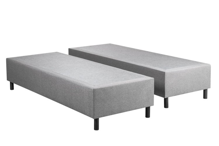 Hotelová posteľ BOX 30 2v1 spojená 160x200 sivá