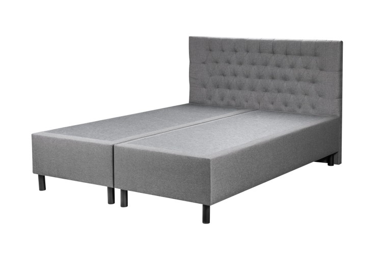 Hotelová posteľ BOX 30 so spoločným čelom 160x200 Sivá