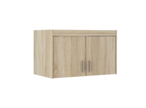 Dvojdverová šatníková skriňa s nadstavcom Elena Sonoma dub