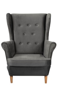 Floki lounge set kreslo s podnožkou Graphite