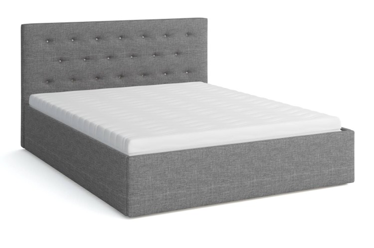 Čalúnená posteľ s matracom 160x200 Star Šedá