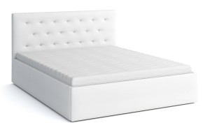 Čalúnená posteľ s matracom 180x200 Star Biela