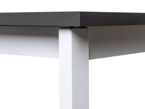 Skladací stôl so 4 stoličkami X008 Biela/Graphite