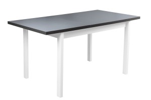 Skladací stôl so 6 stoličkami X008 Biela/Graphite
