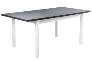 Skladací stôl so 6 stoličkami X011 Biela/Graphite