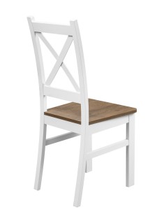 Stôl so 4 stoličkami Z055 Biela/Oak lefkas