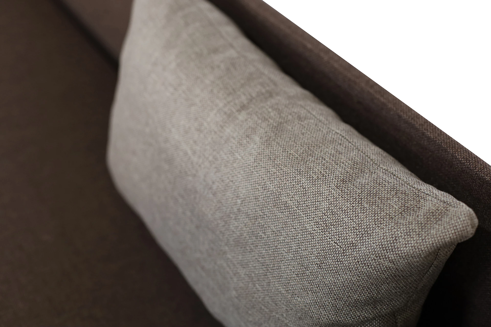 Čalúnená jednolôžková posteľ s úložným priestorom Hirek Eko 80x200 Hnedá/Ekrú