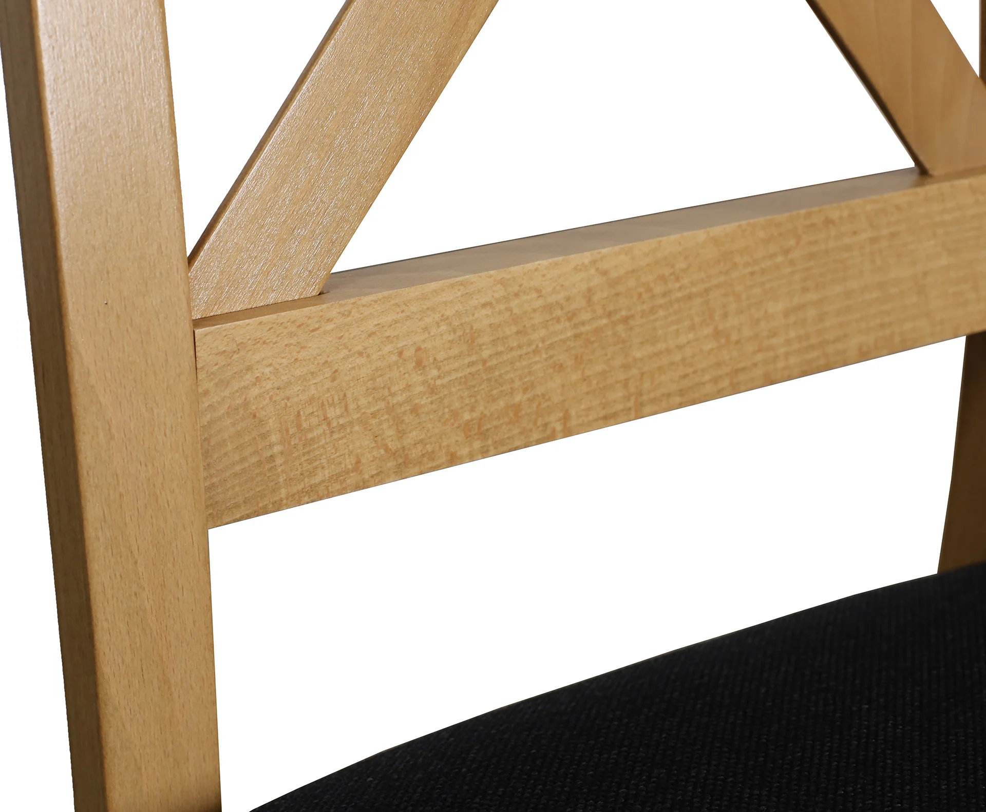 Drevená krížová stolička do jedálne dub Artisan/čierna