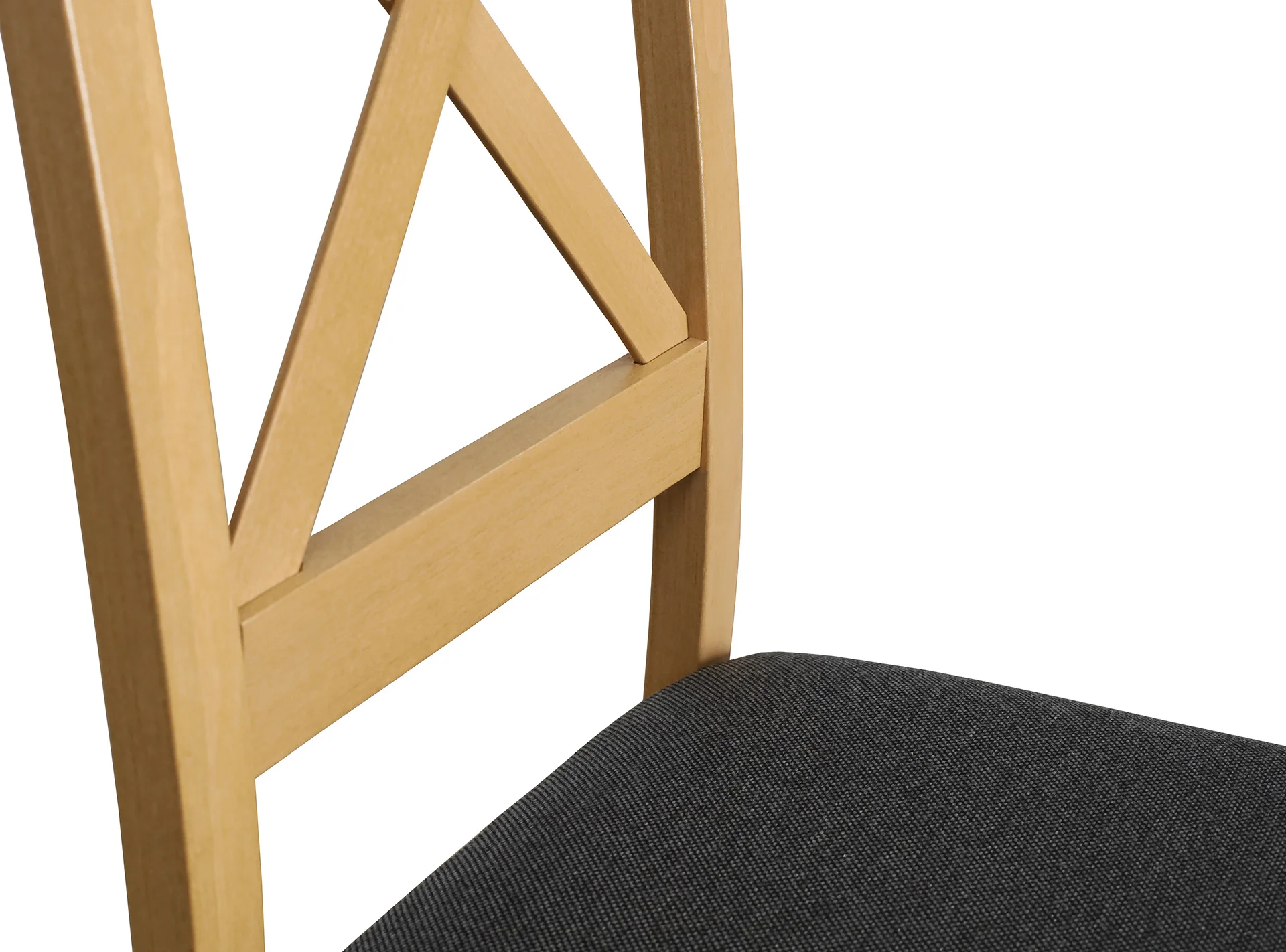 Drevená krížová stolička do jedálne dub Artisan/grafit