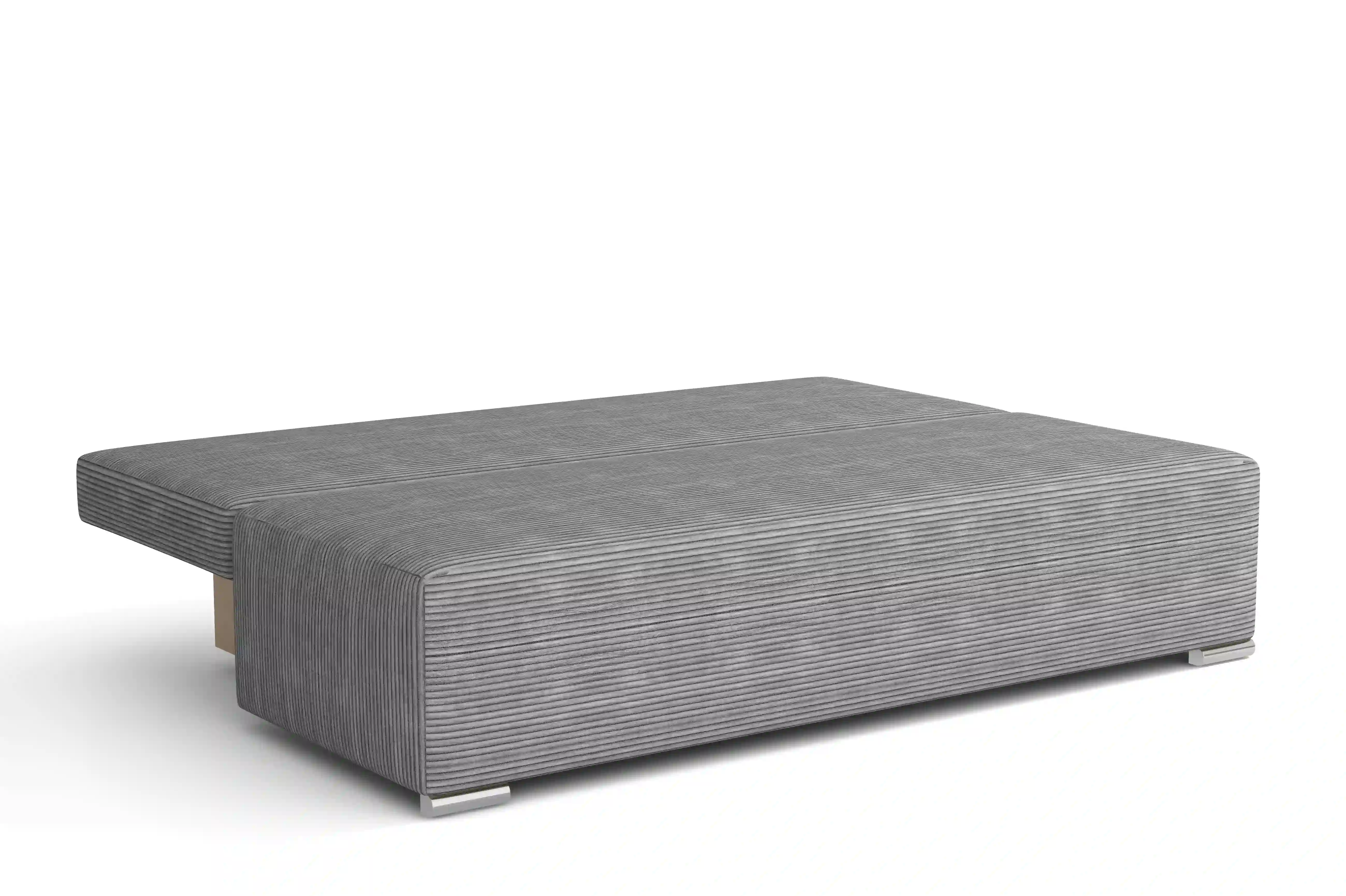 Rozkladacia pohovka Lunera Prima 2 manšestrová modrá