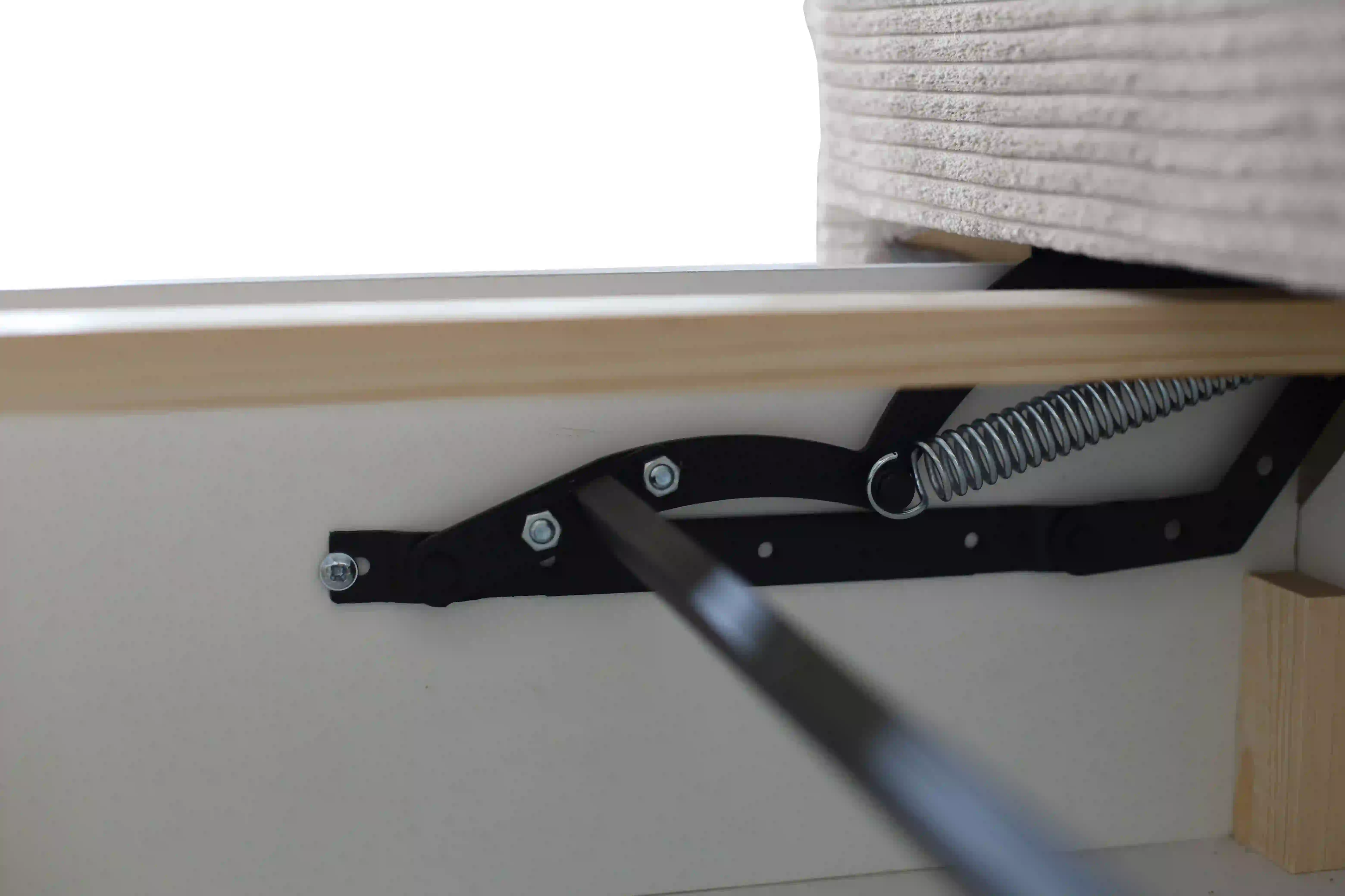 Rozkladacia pohovka Lunera Prima 2 manšestrová sivá